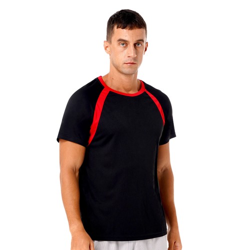 Mens Short-Sleeve Rash Guard Vest UPF 50 Swim Shirt Quick-Dry Workout Sports AU - Picture 29 of 67