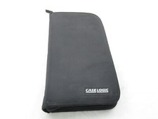 Case Logic 24 CD Removable Sleeves Portable CD Player Travel Storage Case Black