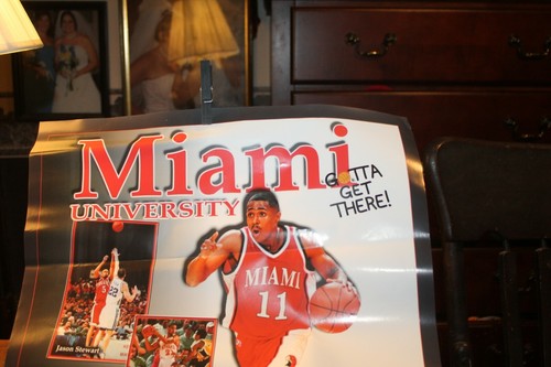 Vintage 1999-2000 Miami Redhawks Basketball Schedule Poster NCAA 18x24 - Picture 3 of 6