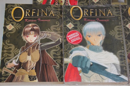 Orfina Volumes 1-5 Manga Graphic Novels, Books 1,2,3,4,5. 4 are NEW,SEALED - Picture 3 of 9