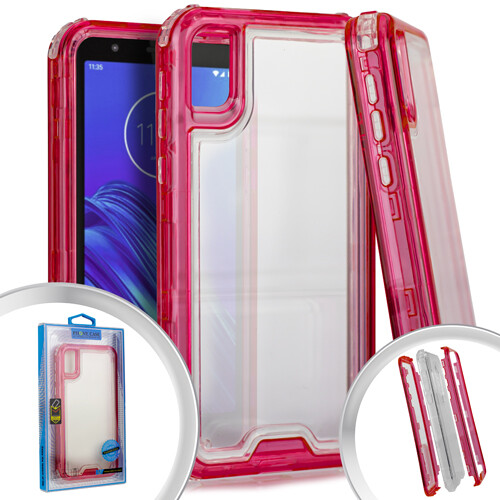 For Motorola Moto E6 XT2005DL MOTXT20051PP 3 IN 1 Transparent Case Phone Cover - Bild 4 von 5