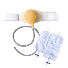 One-piece Urostomy Bag Pocket Separate Latex Bladder Bag Day and Night Urologica