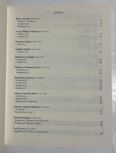 LIEBLINGS-KLAVIERKLASSIKER III Liederbuch Noten Bach Purcell - Bild 3 von 7
