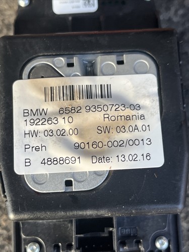✅ FABRICANTE DE EQUIPOS ORIGINALES BMW F02 F22 F33 F10 F30 iDrive controlador de navegación perno botón NBT NAVEGACIÓN - Imagen 3 de 4