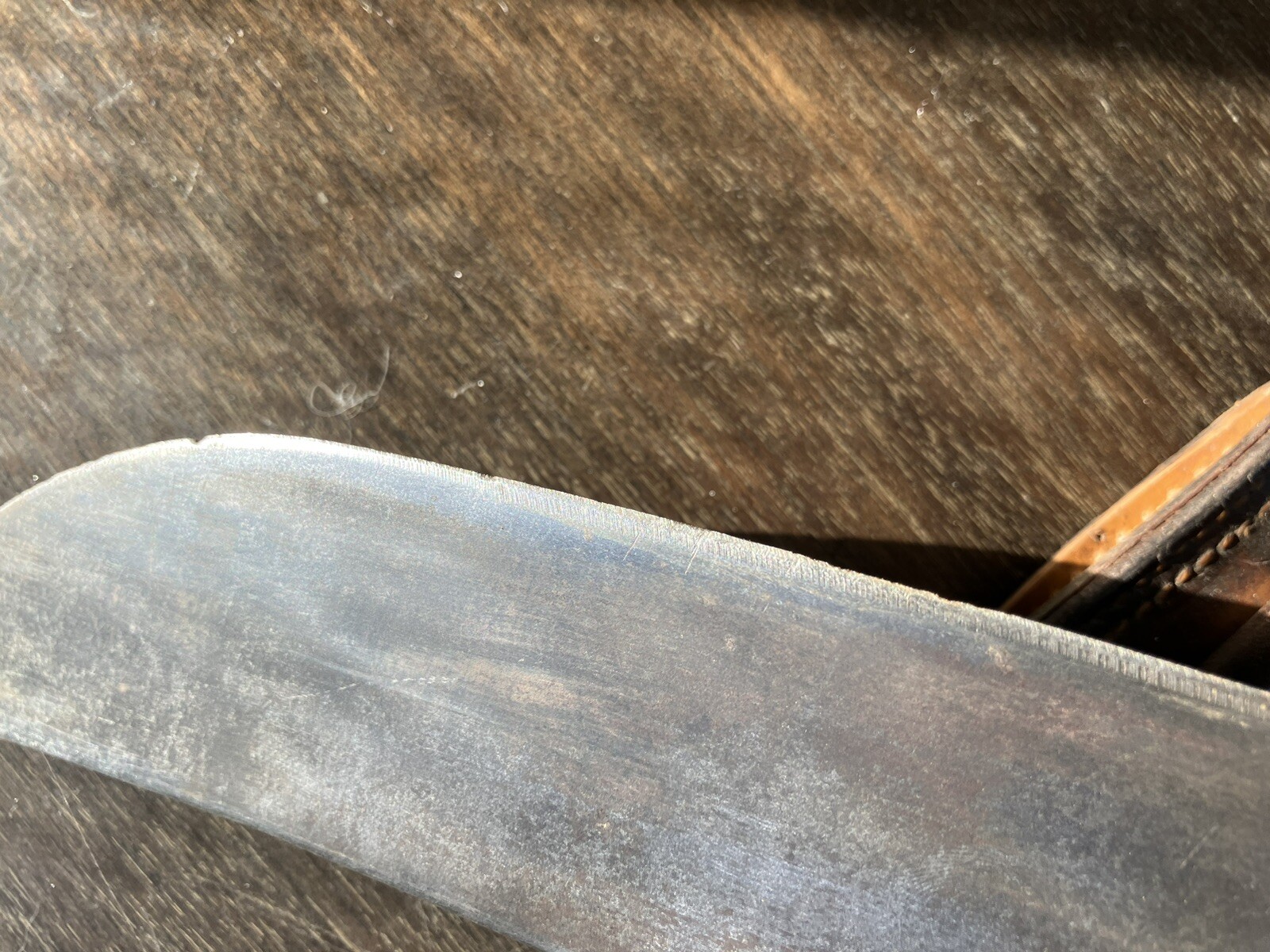 1942 Collins Legitimus WWII Machete W/1942 Milwaukee Saddlery Sheath