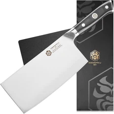 Kessaku 7" Cleaver Butcher Knife Dynasty Series G10 Resin Full Tang Handle
