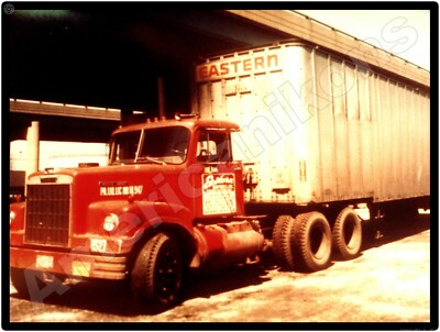 White Trucks New Metal Sign: Eastern Express Co. Tractor & Trailer Picture