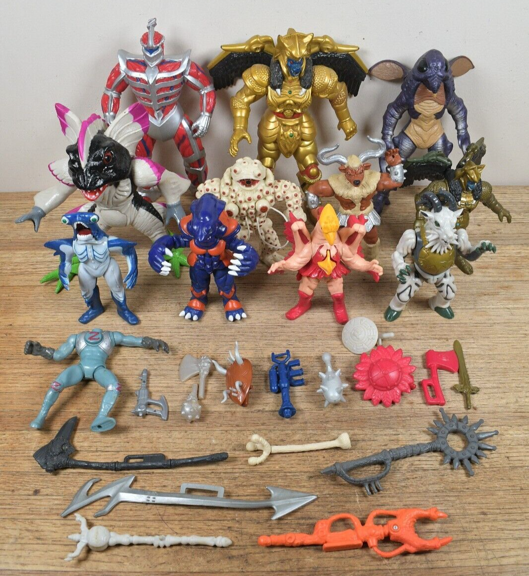 【魔法様】古い御人形 11x Vtg 1993-1994 Mighty Morphin Power Rangers 8
