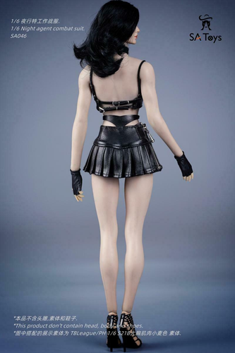 1/6 Night Agent Combat Suit Female Clothes Set Fit 12" PH TBL Figure Body Model - Bild 8 von 12