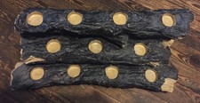 Tealight Fireplace Log Candle Holder Home Decor Decorative
