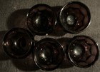 Lot 5 Viking Glass Amethyst Georgian Pattern Footed Sherbet Custard Dessert Cups — photo 3