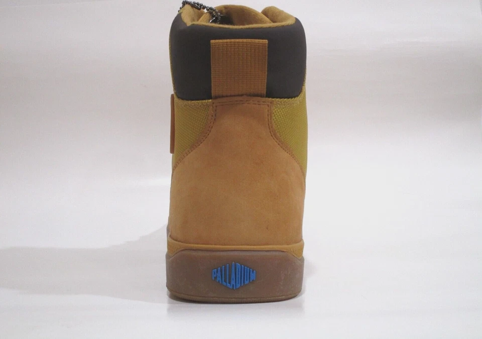 Palladium 男式 Pallarue Hi Cuff Wp 雨靴琥珀色金色/中胶,美国 11.5 M — 第 4/4 张图片