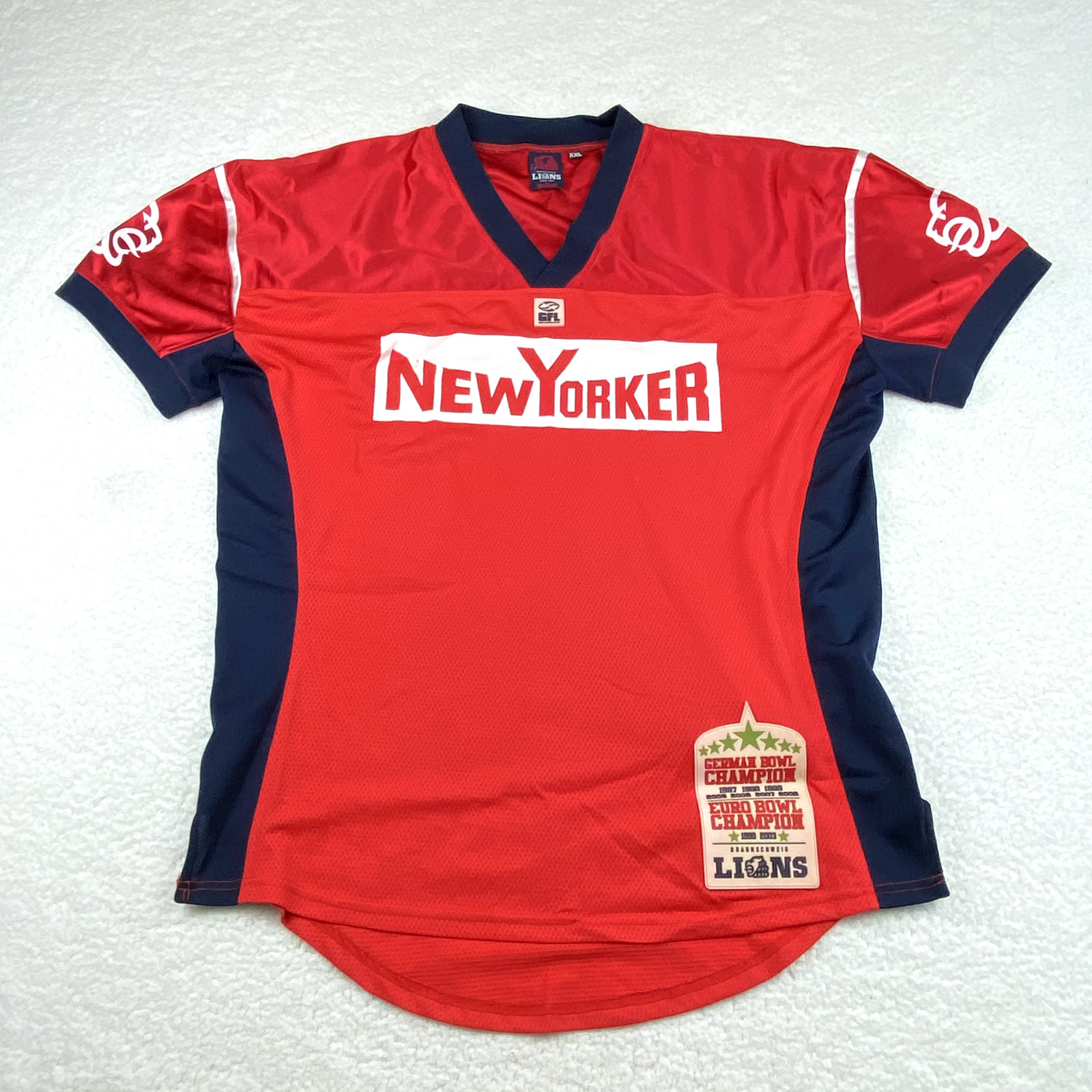 German Football League Jersey Size XXL Braunschweig New Yorker Lions GFL Bowl