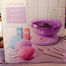 Koji Cotton Candy Machine Electric Maker 500W 120V Portable Purple