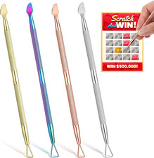 4 Pcs Lottery Ticket Scratcher Tool, Metal Scratch Off Tool with Box Multi-Use S