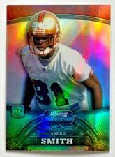 Reggie Smith 2008 Bowman Sterling Refractor Rookie Card /199 San Francisco 49ers. rookie card picture