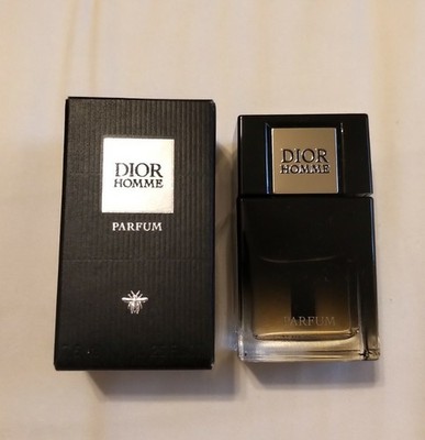 NIB DIOR HOMME PARFUM PURE PERFUME SPLASH TRAVEL MINI SIZE BOTTLE .25 OZ 7.5 ML