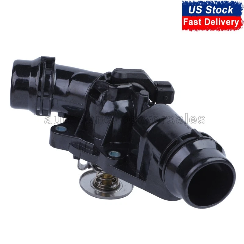 Carcasa termostato con junta para BMW E46 323i 325i 328i 330i 525i 528i X3 X5 Z3 Foto 3 de 4