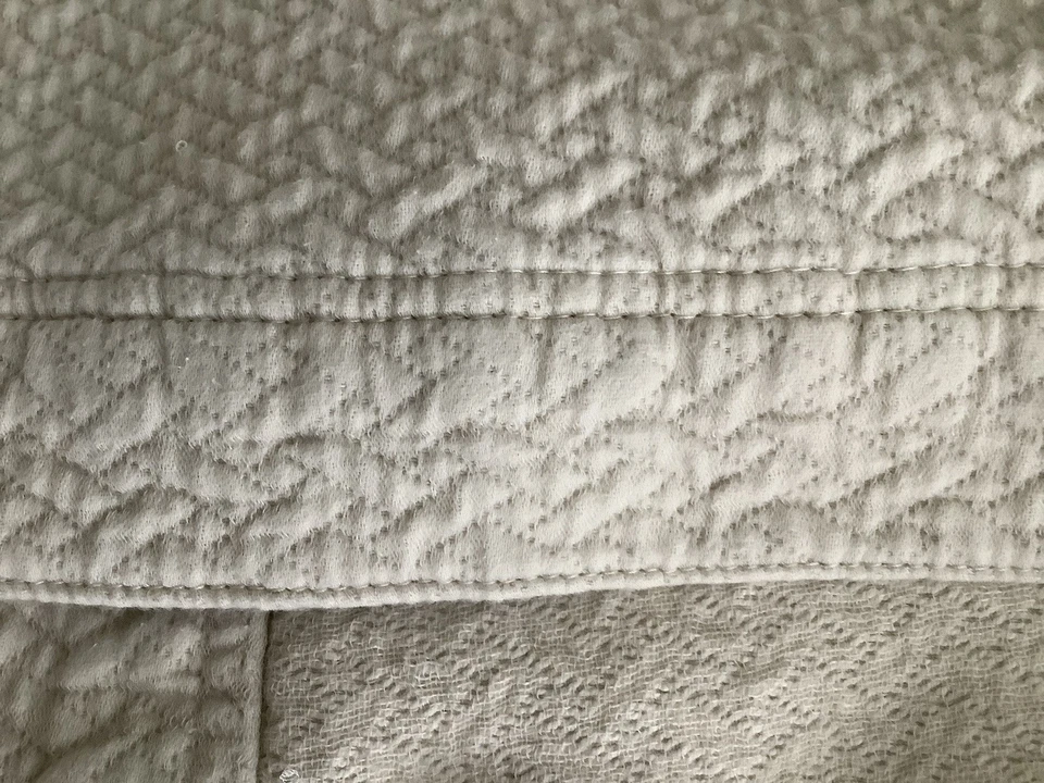 FIELDCREST 埃及棉 Lux F/Q 床毯86x93,BEIGE (2 免费 Shams 22x31) — 第 4/4 张图片