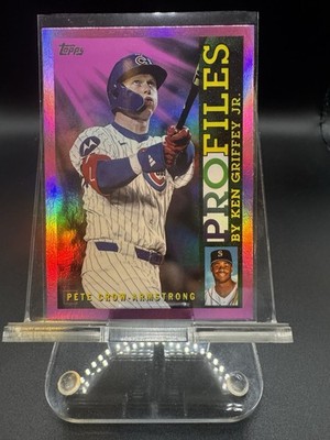    2026 Topps Series 1 Pete Crow-Armstrong Profiles Pink Foil #TP-13    