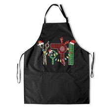 Hair Stylist Apron Hairstylist Salon Apron with Buffalo Plaid Tools and 2 Poc...