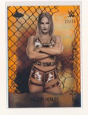 FALLON HENLEY 2025 TOPPS CHROME CACTUS JACK WWE ASTROKNIGHTS ORANGE #/25