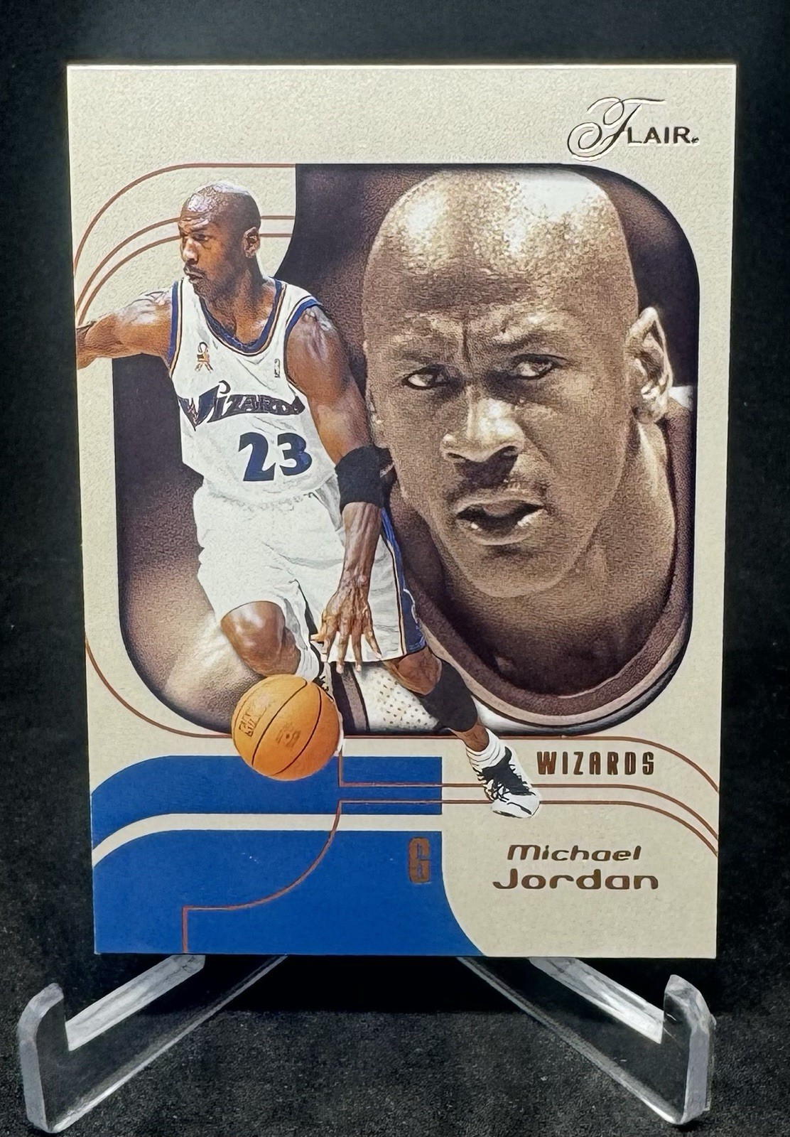 Michael Jordan 2002-03 Flair Basketball Card #69 HOF Washington Wizards NM-MT