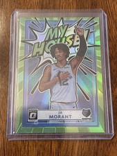 2020-21 Panini Donruss Optic - My House Lime Green Prizm #3 Ja Morant /149