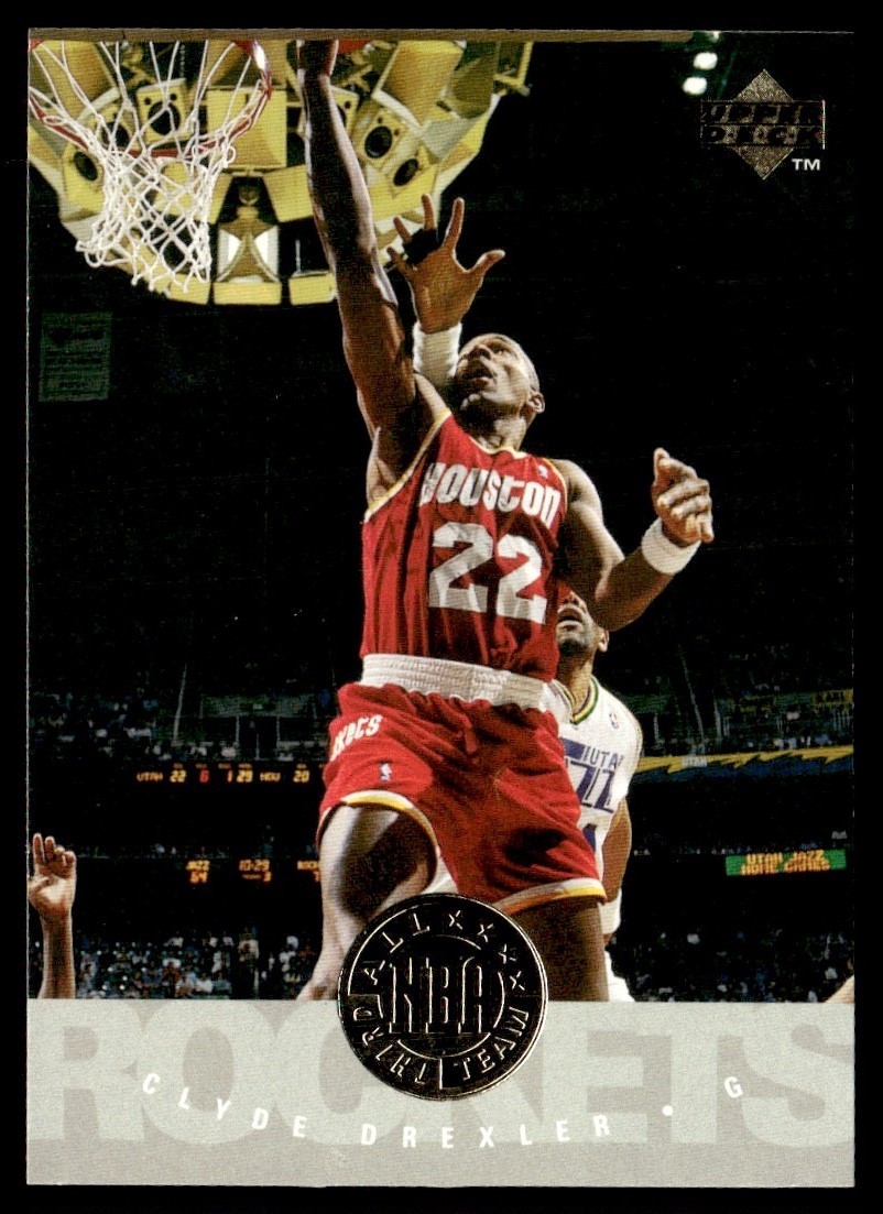 1995-96 Upper Deck Clyde Drexler Houston Rockets #180