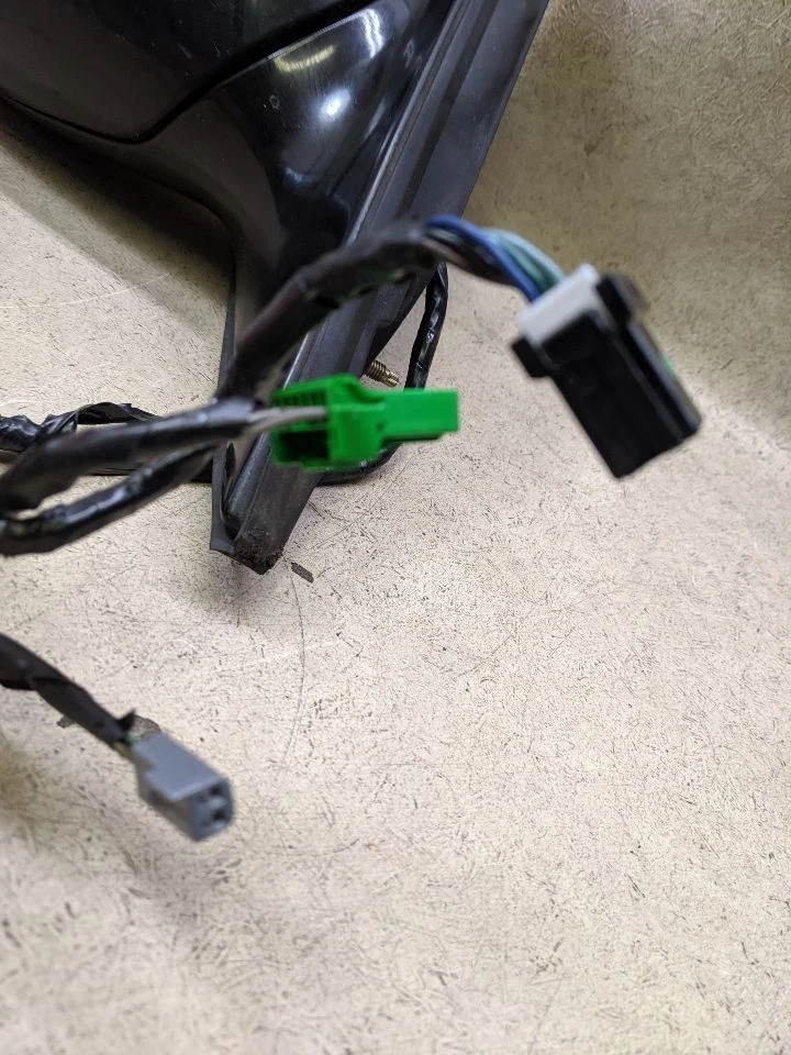 Espejo retrovisor lateral de pasajero eléctrico negro señal de giro compatible con 03-05 BUICK PARK AVENUE Foto 3 de 4