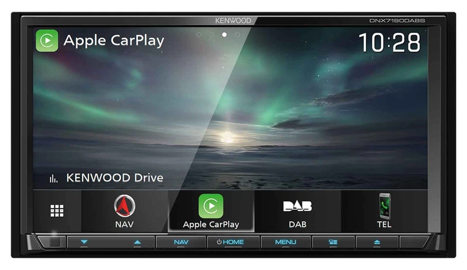 Kenwood Bluetooth USB 2DIN Lenkrad TMC DAB Navigation für VW T6 15-19 piano schw - Bild 2 von 4