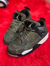 Size 6Y - Nike Air Jordan 4 Retro SE Craft Medium Olive GS 2023 - FB9928 -200