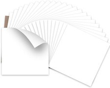 White HTV Heat Transfer Vinyl Bundle: 24 Pack 12"x12" Iron on Vinyl Sheets fo...