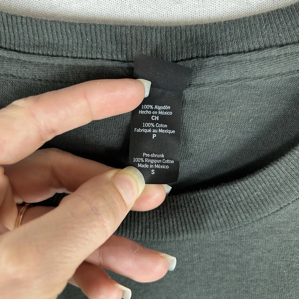 Camiseta Jim Beam Whiskey Apple Manga Corta Para Hombre Pequeña Gris Informal Camiseta Logo Top Foto 4 de 4