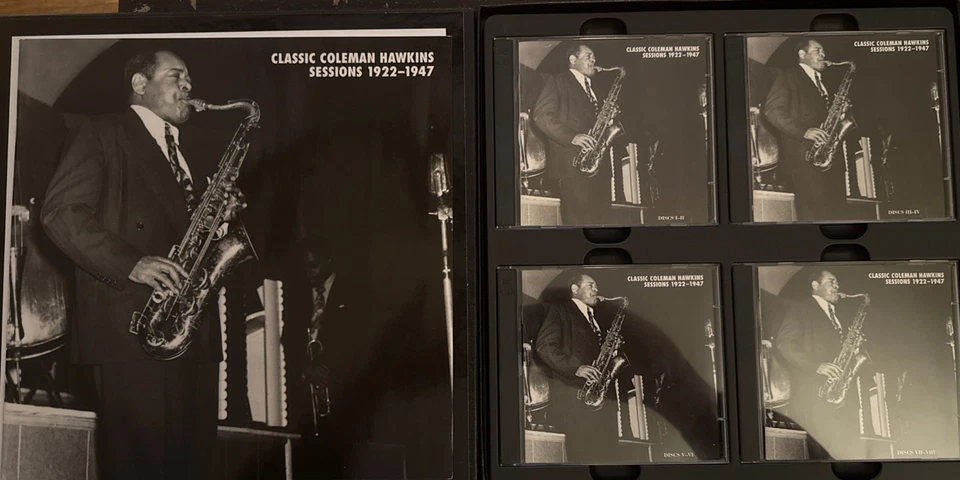 ‘Classic Coleman Hawkins Sessions 1922-1947’ 8CD Box Set NM Condition Foto 4 de 4