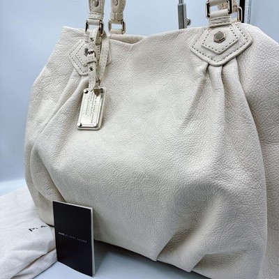 バッグ marc jacobs archive leather shoulder bag Marc Jacobs archive Hand bag shoulder White Leather A4 Large | eBay