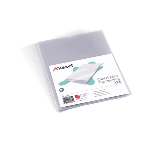 Nyrex A4 Card Holders Clear 25 12081