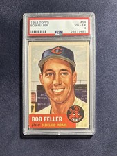 1953 Topps - Bob Feller #54 PSA 4