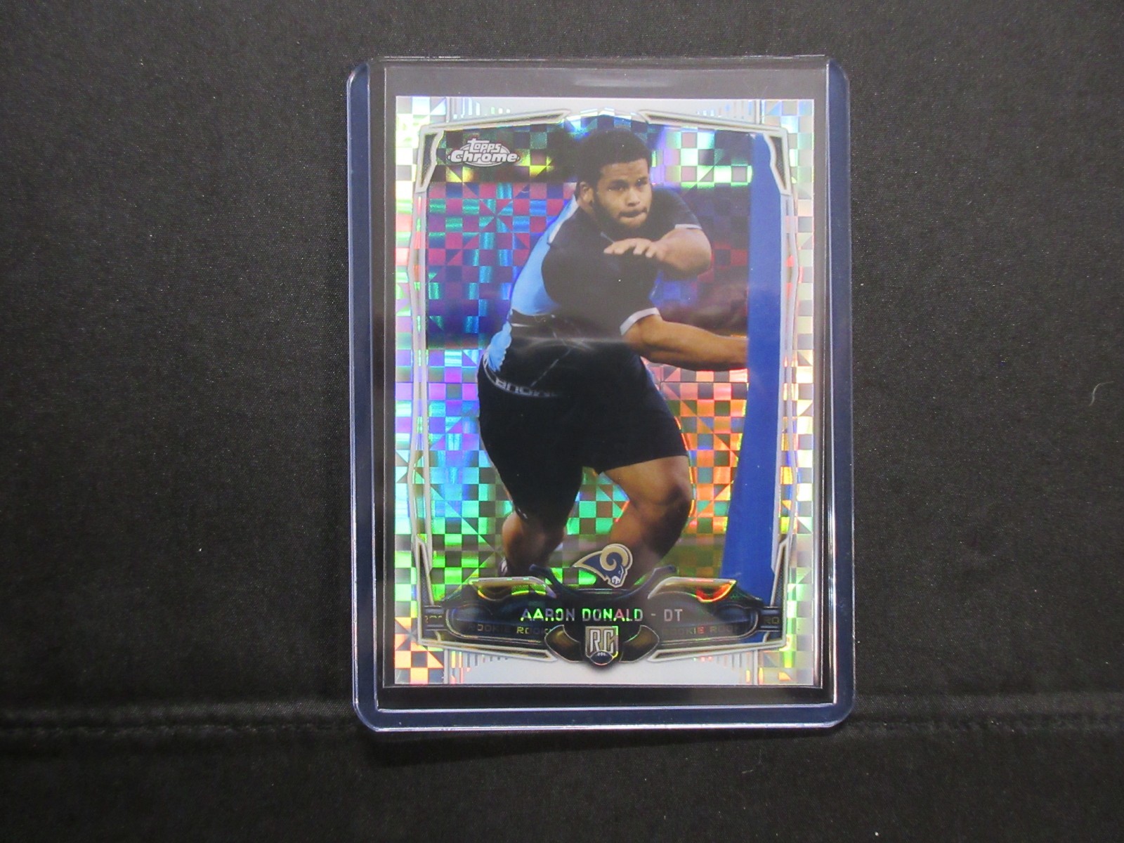 2014 TOPPS CHROME AARON DONALD XFRACTOR #175