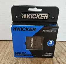 Kicker 46KISLOC Speaker Car Audio Amp 2 Channel Line Output Converter - NEW
