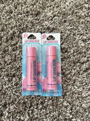 2 Pack Lip Smacker COTTON CANDY Lip Balm 0.14 oz/ea~Sealed & Carded