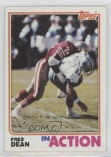 1982 Topps In Action Fred Dean #484 HOF 0q5