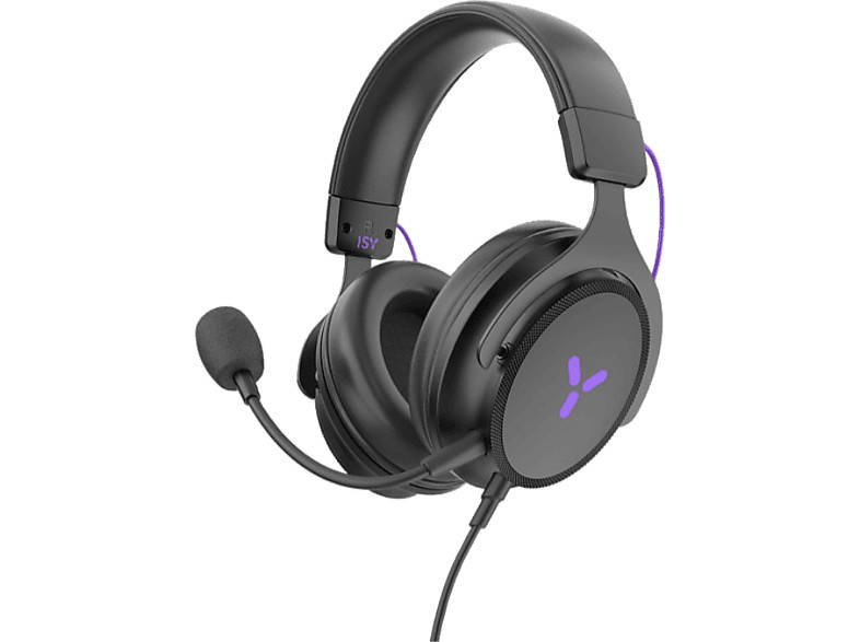 Auriculares gaming - ISY IGH-2000, Supraaurales, Para PS4, PS5, Xbox One, Ninten - Imagen 3