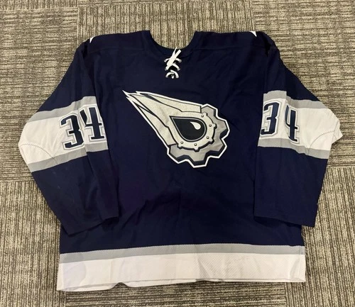 Edmonton Oilers NHL Game Worn Alternate Hockey Jersey Pisani #34