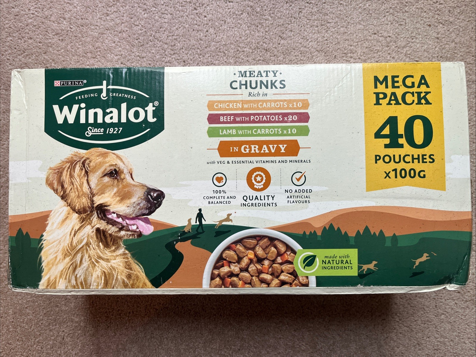 Winalot - Dog Food Pouches - Perfect Portions - 100g - 40 Pack - Image 3