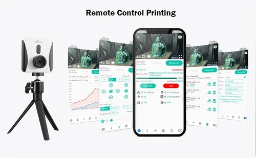 Mintion Beagle V2 3D Drucker Kamera 2,4GHz WiFi 1080P mit Stativ Fernbedienung - Bild 3 von 3