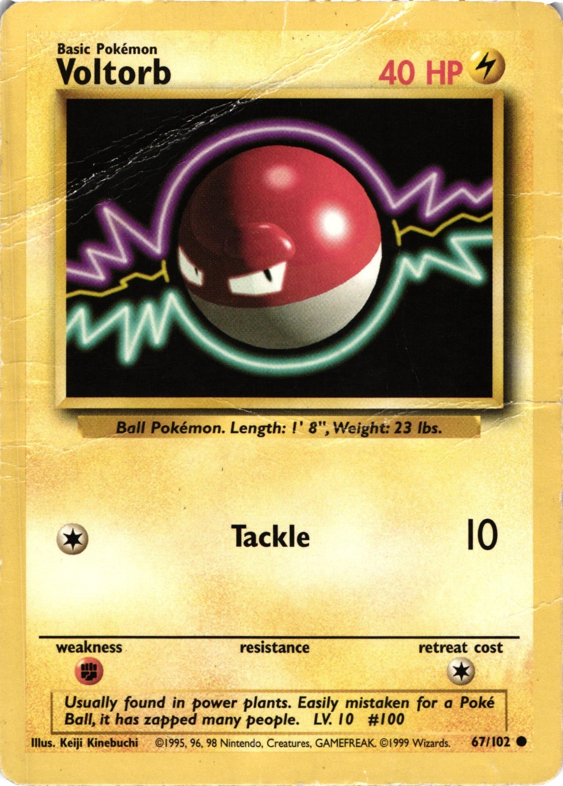 Voltorb Common Base Set 067/102 HP