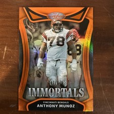 Anthony Munoz 2025 Panini Certified Immortals Mirror Orange /149 #IM-AMZ