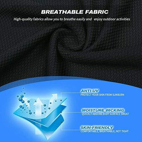UV Protection Neck Gaiter Cooling Face Mask Scarf Breathable Bandana Balaclava - Picture 8 of 23