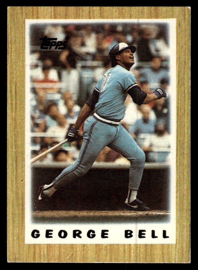 1987 Topps Major League Leaders Minis #74 George Bell